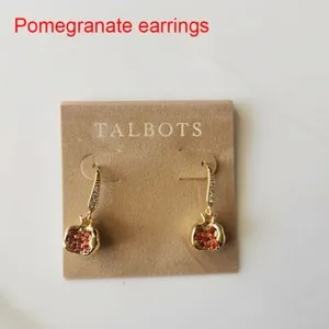 Authentic Abundant Harvest Gold‑Plated Fruit Drop Earrings – Vibrant Aura Talisman for Celebration & Travel