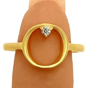 Authentic Circle of Protection: An 18K Gold Plated Ring of Enduring Love and Harmony