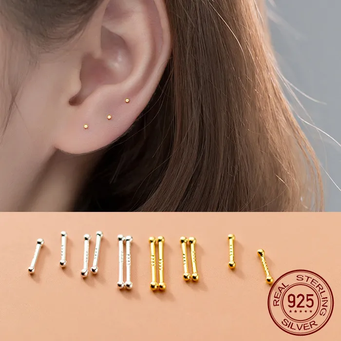 Authentic Whispering Orbs of Purity: The Dual-Sphere Sterling Studs