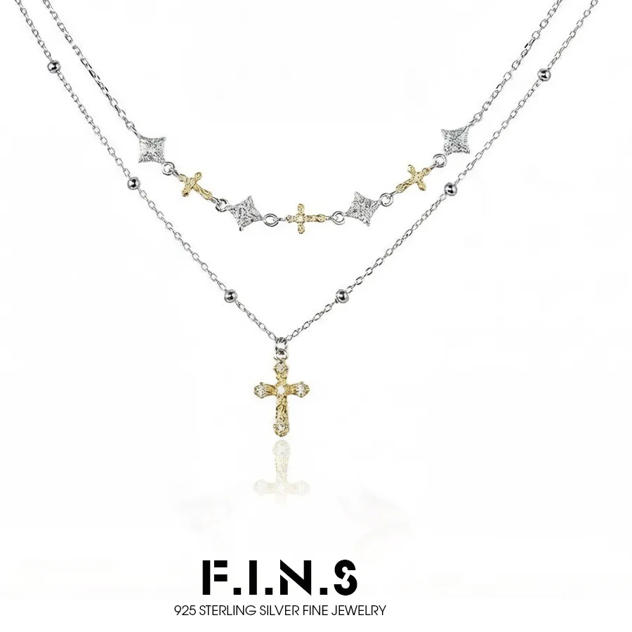 Authentic Celestial Convergence: The Dual-Layered Star and Cross Amulet