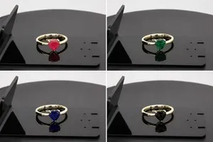 Authentic Celestial Heart Stackable Talisman Ring Set