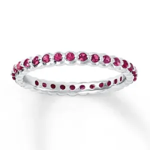 Authentic Eternal Bliss: 1.55ct Ruby Radiance Eternal Band