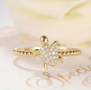 Authentic The Enchanted Turtle's Embrace A Moissanite Guardian Of Protection And Abundance