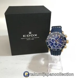 Authentic The Celestial Mariner: Edox CO-1 Chronograph in Gilded Navy
