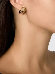 Authentic The Gilded Blossom: Alexis Bittar Pave Bud Stud Earrings