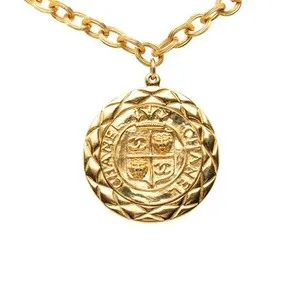Authentic The Gilded Lion of Sovereignty: A Sacred Chanel Medallion