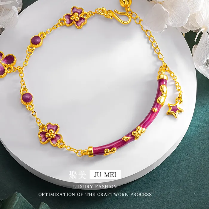 Authentic Auroral Radiance: 24K Gold Chain of Protection