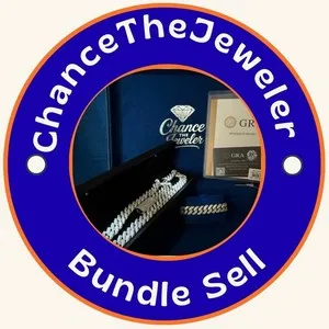Authentic The Celestial Luminary: 18K White Gold Cuban Chain of Radiance