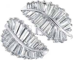 Authentic The Palm Leaf Bypass Ring of Abundant Vitality