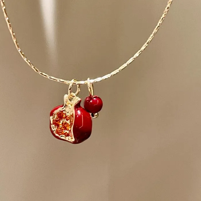Authentic Sacred Pomegranate of Abundance Pendant: Ignite Fertility and Prosperity