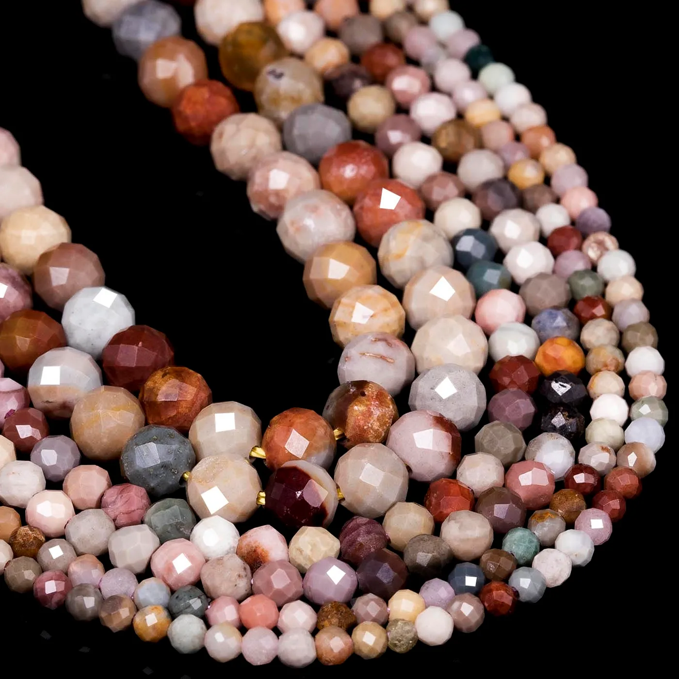 Authentic Guardians of Inner Wisdom: Alashan Agate Faceted Beads