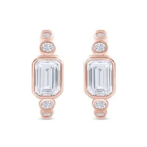 Authentic Celestial Symmetry: Lab-Grown Diamond Hoop Talismans