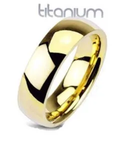 Authentic The Golden Bond Titanium Covenant Ring