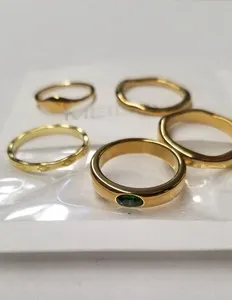 Authentic Celestial Convergence Stackable Gold Bands