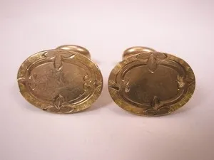 Authentic Victorian Legacy Gold-Plated Cufflinks: A Conduit for Timeless Elegance