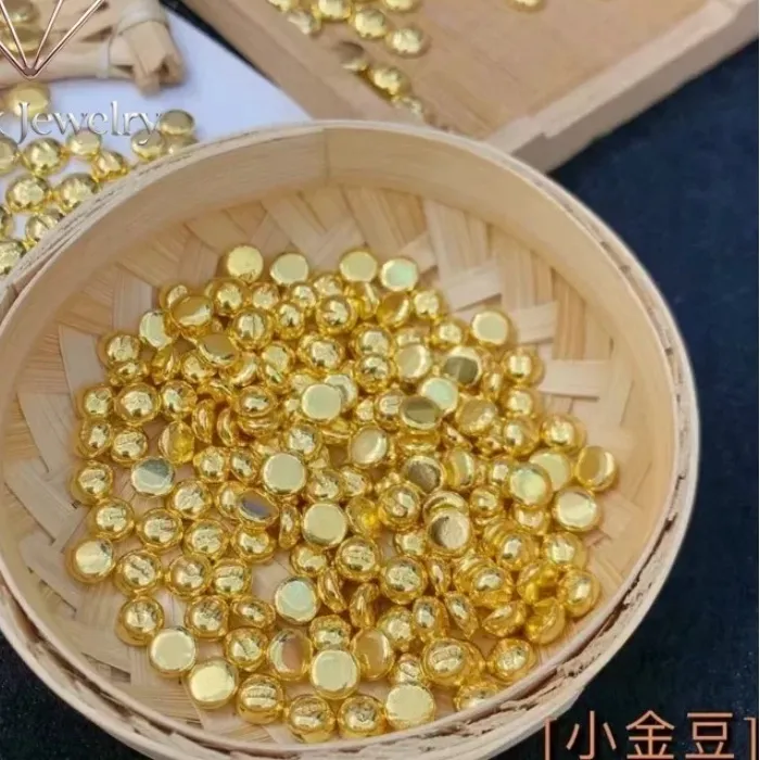 Authentic The Golden Seed of Abundance: 24K Pure Gold Bead