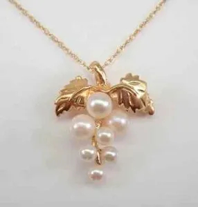 Authentic Lunar Harvest Pearl Cluster Talisman - 14K Gold Plated Amulet of Abundance