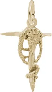 Authentic The Ascendant Peak: Gold-Plated Sterling Silver Mountain Climbing Talisman