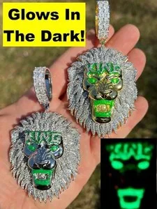Authentic The Radiant Monarch: Glow-In-The-Dark Gold-Plated Lion King Talisman