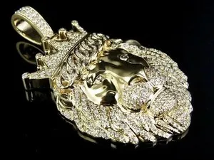 Authentic The Sovereign Lion: 14K Gold-Plated Totem of Majesty