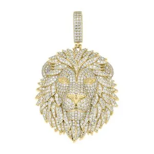 Authentic The Celestial Lion King: Radiant Leo Zodiac Moissanite Talisman