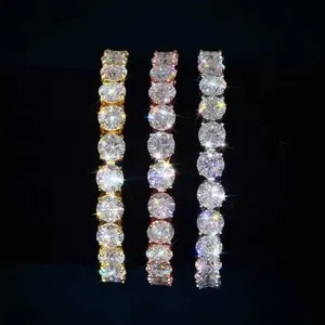Authentic Celestial Radiance: The Eternal Light Moissanite Tennis Bracelet