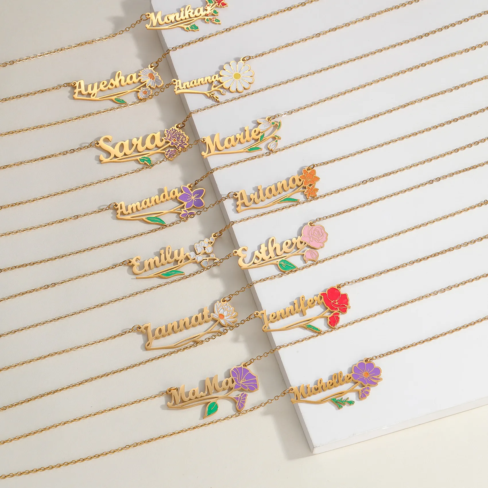 Authentic The Botanical Cipher: Custom Birth Flower and Name Talisman