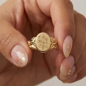 Authentic The Violet Bloom: Celestial Signet of February Radiance