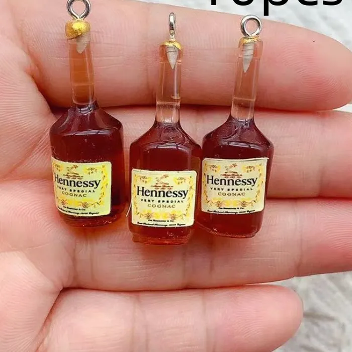 Authentic Vessels of Elixir Dreams: Ten Miniature Bottle Charms for Alchemical Adornment