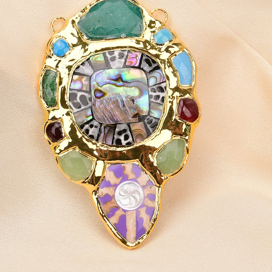 Authentic The Symphony of Earth and Ocean: Polychromatic Talisman of Harmony