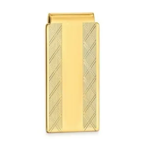 Authentic The Golden Crossroads: Kelly Waters Hinged Money Clip with Sacred X-Pattern