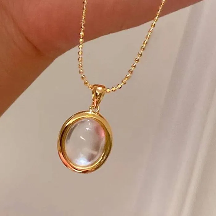 Authentic Luminous Lunar Radiance Pendant: A Vessel of Ethereal Grace