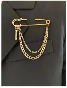 Authentic Protective Empowerment: Men's & Women's Safety Style Brooch Pin