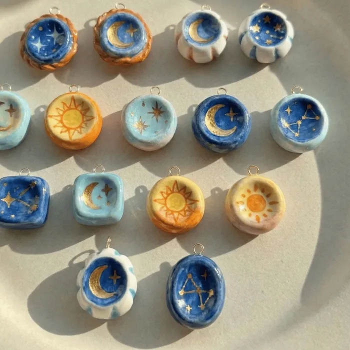Authentic Celestial Harmony: Moonlit Starlight Pendant