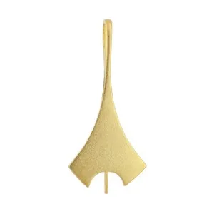 Authentic Misty Pearl: Gold‑Plated Teardrop Pendant of Serenity