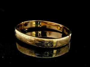 Authentic The Golden Circle of Endless Continuity Bangle
