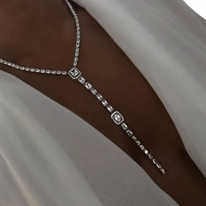 Authentic Soulmate Bond: Radiant 14K White Gold Lovers Necklace