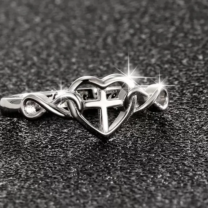 Authentic The Eternal Knot: Sacred Infinite Cross Silver Earrings