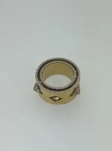 Authentic Burberry's Golden Hollow Ring of Luminous Echoes