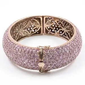 Authentic The Ethereal Rose Radiance Sapphire Bangle
