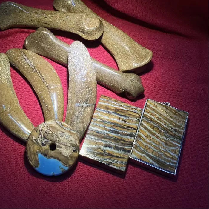 Authentic Ancient Echoes: The Primordial Mammoth Molar Buddha Talisman