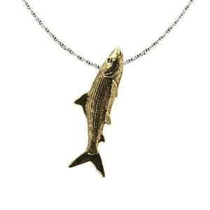 Authentic The Silvered Bonefish Amulet of the Deep Currents