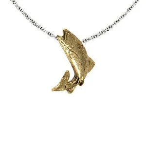 Authentic The Gilded River-Spirit Trout Amulet