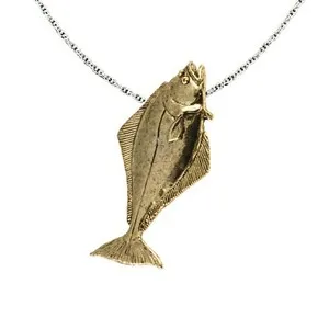 Authentic The Deep Waters Halibut Amulet of the Alaskan Tides