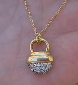 Authentic Harvest Prosperity: Golden Acorn Charm Pendant