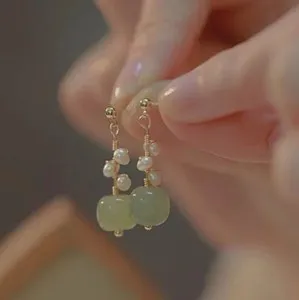 Authentic The Verdant Sovereign: Square Jade and Celestial Pearl Talismans