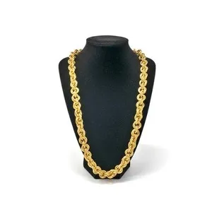 Authentic The Gilded Sovereign: A Vintage Gold-Plated Statement Chain