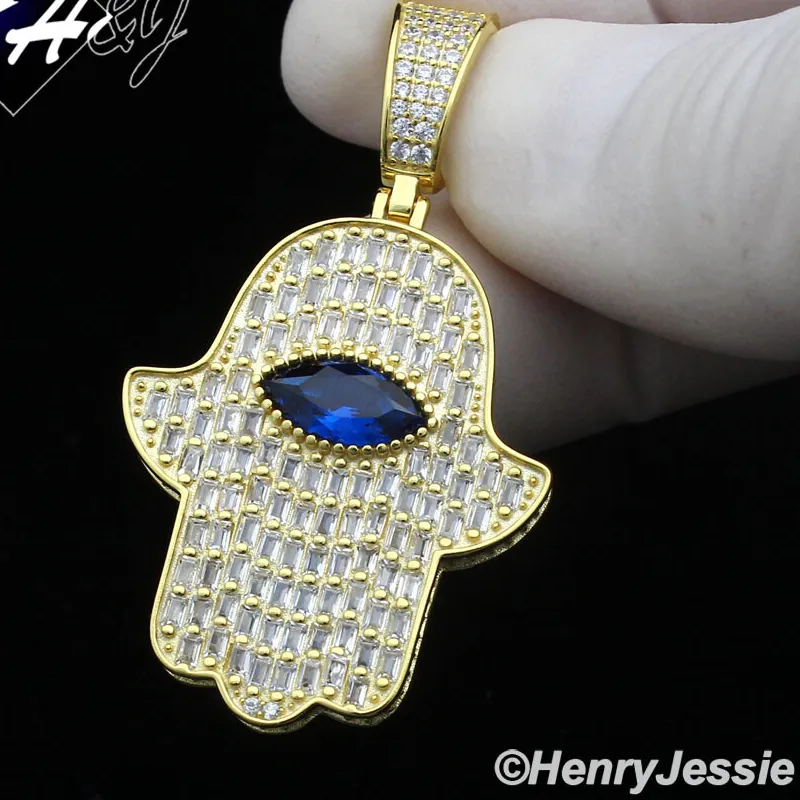 Authentic The Radiant Hamsa: 925 Sterling Silver & Gold-Plated Sacred Hand Amulet