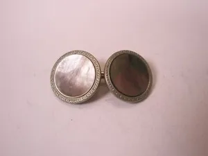 Authentic Unlock Ancient Secrets with Golden Elegance - Vintage Double-Sided Cuff Link
