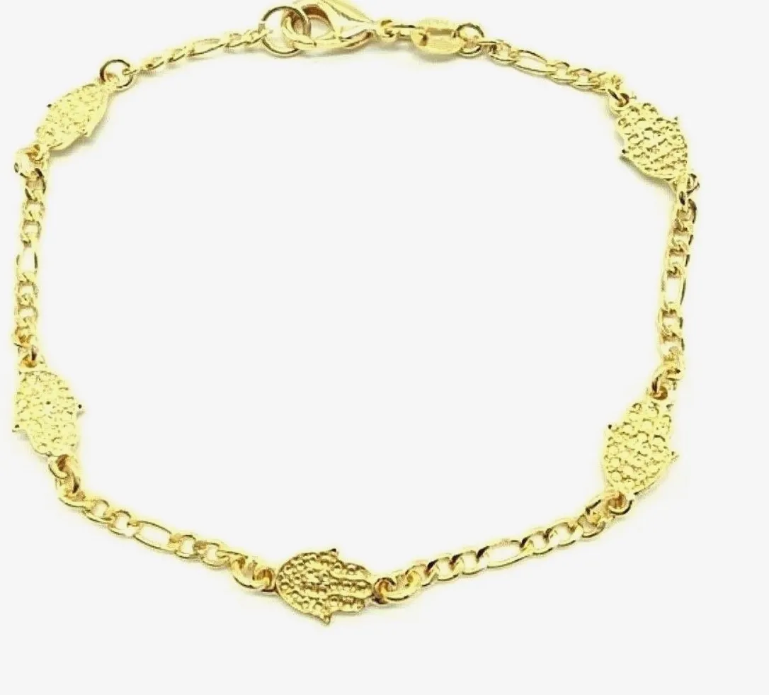 Authentic The Quintessence of Protection: 18K Gold-Plated Five-Fold Hamsa Talisman
